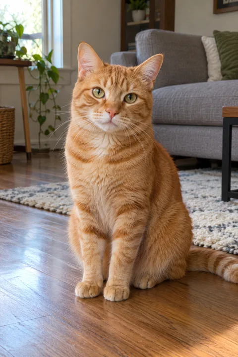 Orange tabby used for this output